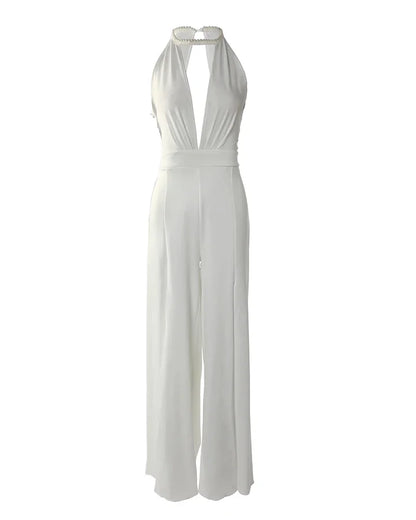 Women Jumpsuit Cutout Lace Patch Sheer Mesh Ruched High Waist Spring Summer Overall Jumpsuits Pants High Waist Pantsuit 2024.