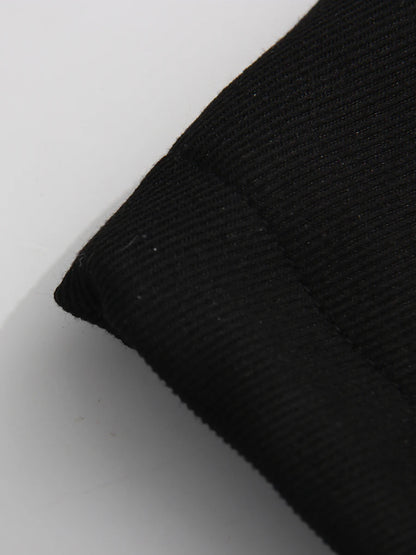 TWOTWINSTYLE Solid Loose Spliced Zipper Fashion Jackets for Women Lapel Long Sleeves Patchwork Lace Up Casual Jacket Female New.