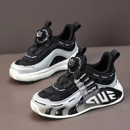 Autumn New Design Children Sneaker Boy Sports Shoes Fashion 4 To 12 Years Kids School Tennis Shoes Boy Casual Sneaker.
