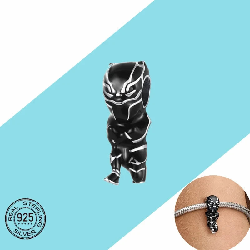 New fashion 100% S925 sterling silver Disney All-Star pendant beads, suitable for the original Pandora bracelet, women's fashion