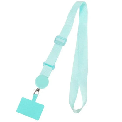 Long Crossbody Phone Lanyard Adjustable Neck Strap Wide Cloth Neckband Strap Rope Hanging Anti-Lost Phone Lanyard.