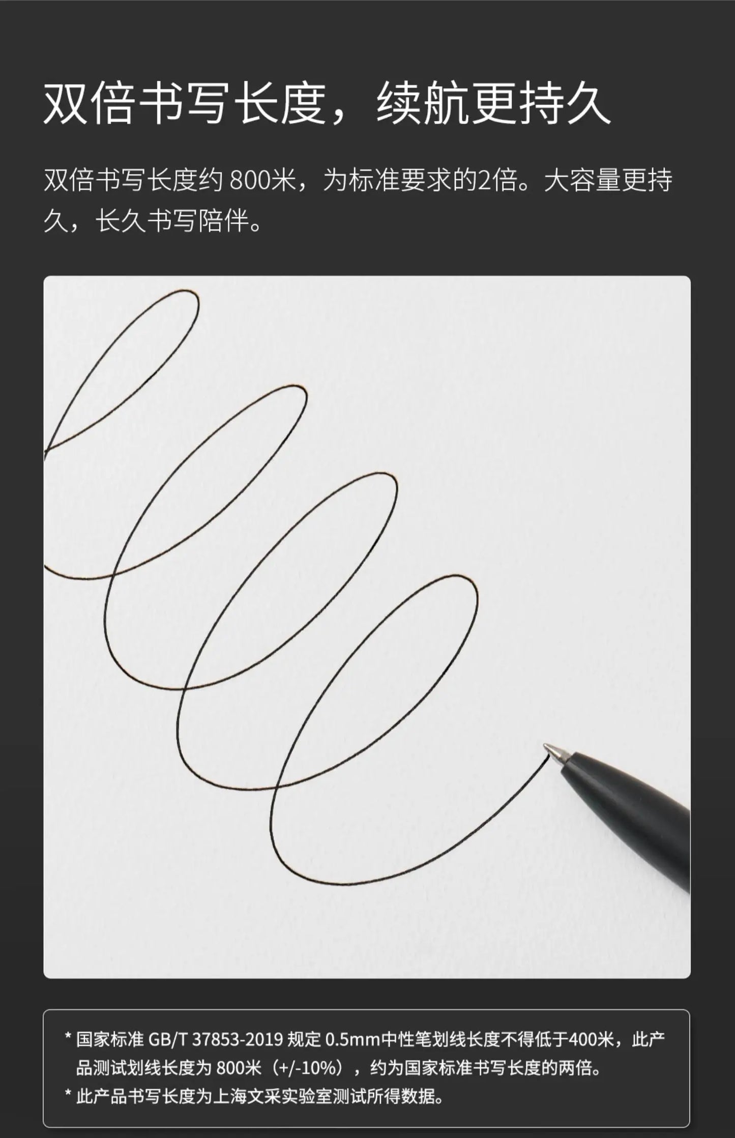 KACO Gelschreiber, Press-Signaturstift, Schreibwaren, Metall-Stiftclip, 0,5 mm, schwarze Tinte, schnell trocknend, großes Fassungsvermögen, 800 m, glattes Schreiben.