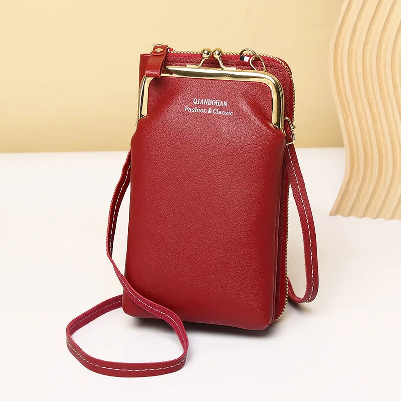 Fashion Ladies Small Crossbody Messenger Bags Women Shoulder Bag Wallet Mini PU Leather Card Holder Female Purse