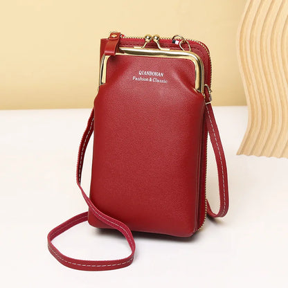 Fashion Ladies Small Crossbody Messenger Bags Women Shoulder Bag Wallet Mini PU Leather Card Holder Female Purse