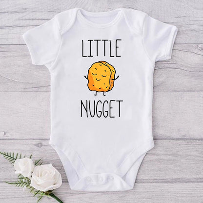 Little Nugget Baby Ankündigung Neugeborene Baby Bodys Sommer Jungen Mädchen Strampler Körper Schwangerschaft Offenbaren Kleidung Säugling Dusche Geschenk.