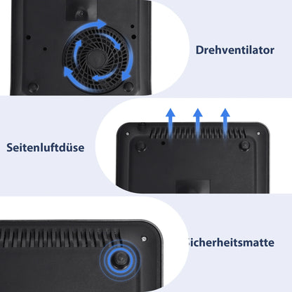 Aigostar BlueFire - portable induction hob with touch panel. Electric induction hob Up to 240℃ and 2000W.