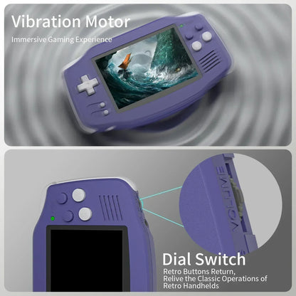 ANBERNIC RG34XX Retro Handheld Game Console, 3.4-inch IPS Display,  Linux, GBA, Bluetooth, HD TV Output, Video Game Player.