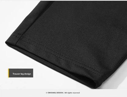 Men's Sportswear Set Spring Autumn Loose Stand Collar Two Pieces Casual Running Outfit Dad Clothes Comfortable Fitness Apparel