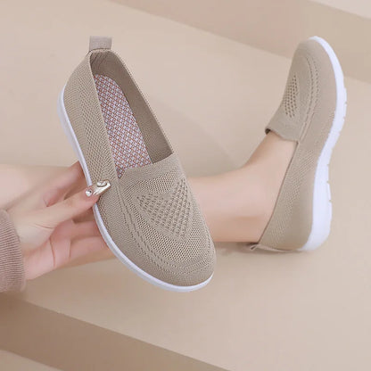Women's Shoes Spring Summer Casual Breathable Chunky Sole Flat cheap shoes clearance.