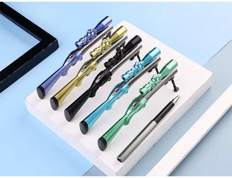 Kreative Simulation 98K Scharfschützengewehr Neutralstift mit Licht 0,38 mm schwarze Geltinte Student Schule Schreibwaren PUBG Lichter Stifte Geschenk.