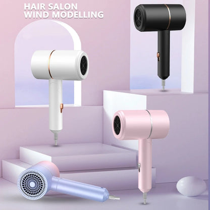 XIAOMI Folding Hairdryer High Power Negative Ion Hair Dryer Home Thermostatic Travel Portable Silent Hair Brush Dryer 2025