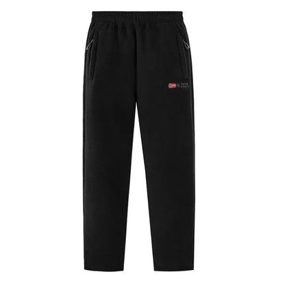 Men's Polar Fleece Pants Winter Thicken Warm Casual Fleece-Lined Jogging Sweatpants Men Loose Oversized Straight Trousers Male.