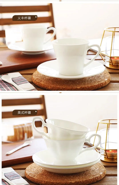 Plain white quality bone china tea cups set, ceramic coffee cup, japanese coffee cup, porcelain turkish coffee cups, originales