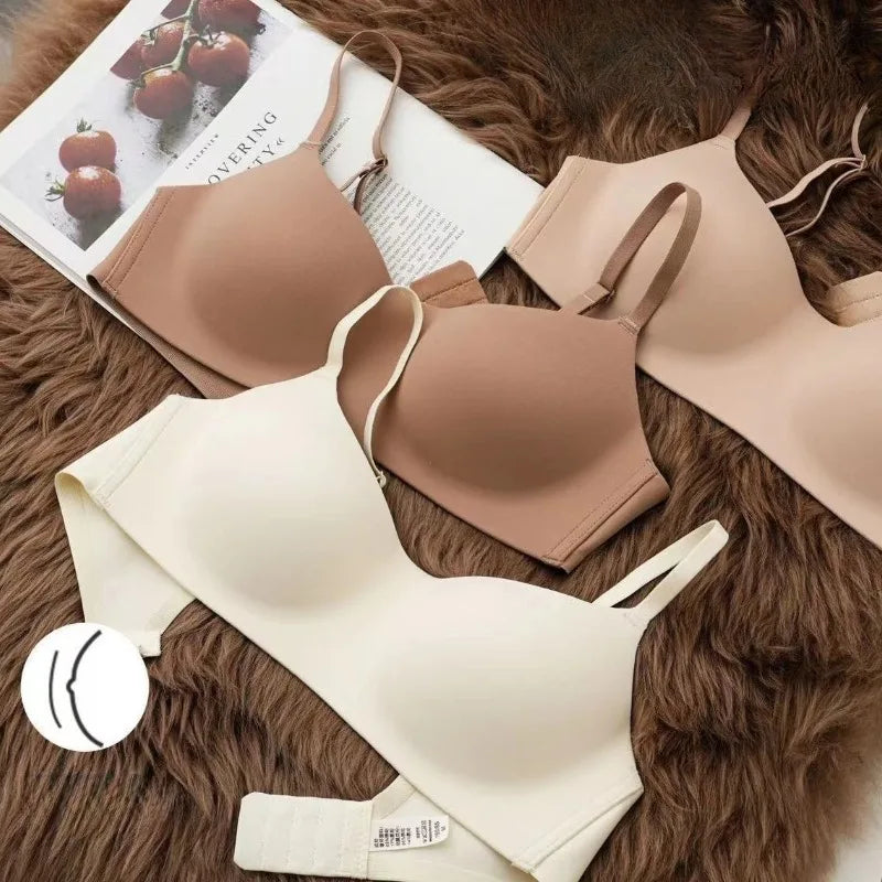 Seamless Bras for Women Small Chest 1/2 Cup Push Up Bra Non-Wire Bra Women Support Underwear Sexy Lingerie Female Intimates.