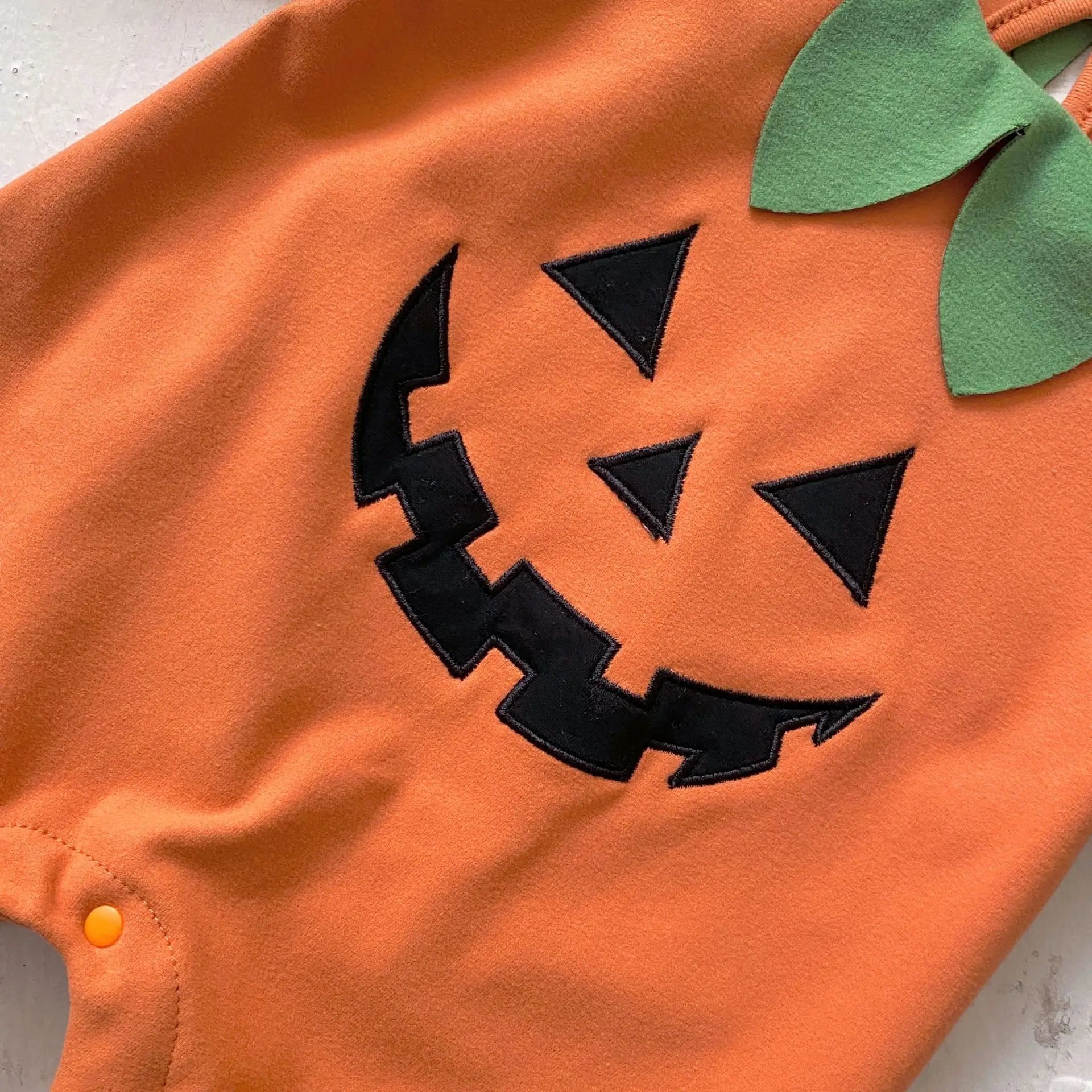 Catton Kürbis Smiley Halloween Baby Neugeborene Kleidung Baumwolle Langarm Strampler mit Hut Zweiteilige Sets Outfits Party Overall.