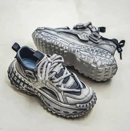 New Summer Outdoor Men's Casual Thick Bottom Sneaker Shoes for Men Sports Breathable Mans Popular Loafers Model Male Sneakers.