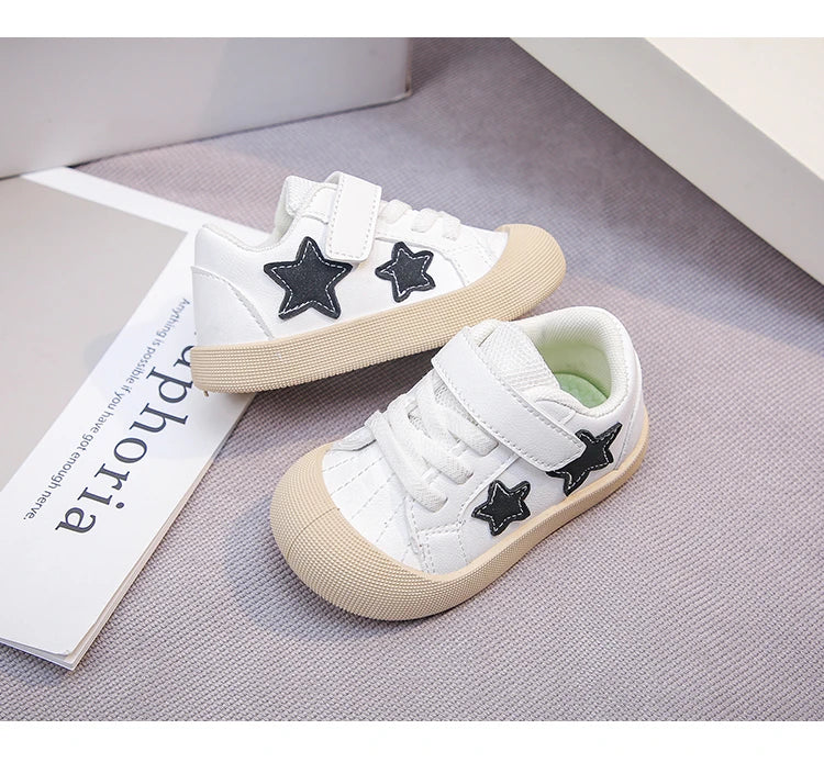 Toddler Kids Running Shoes Soft Sole Comfortable Baby Walking Shoes Toes Capped 2025 Fashion Boys Girls Casual Shoes Size 18-29.