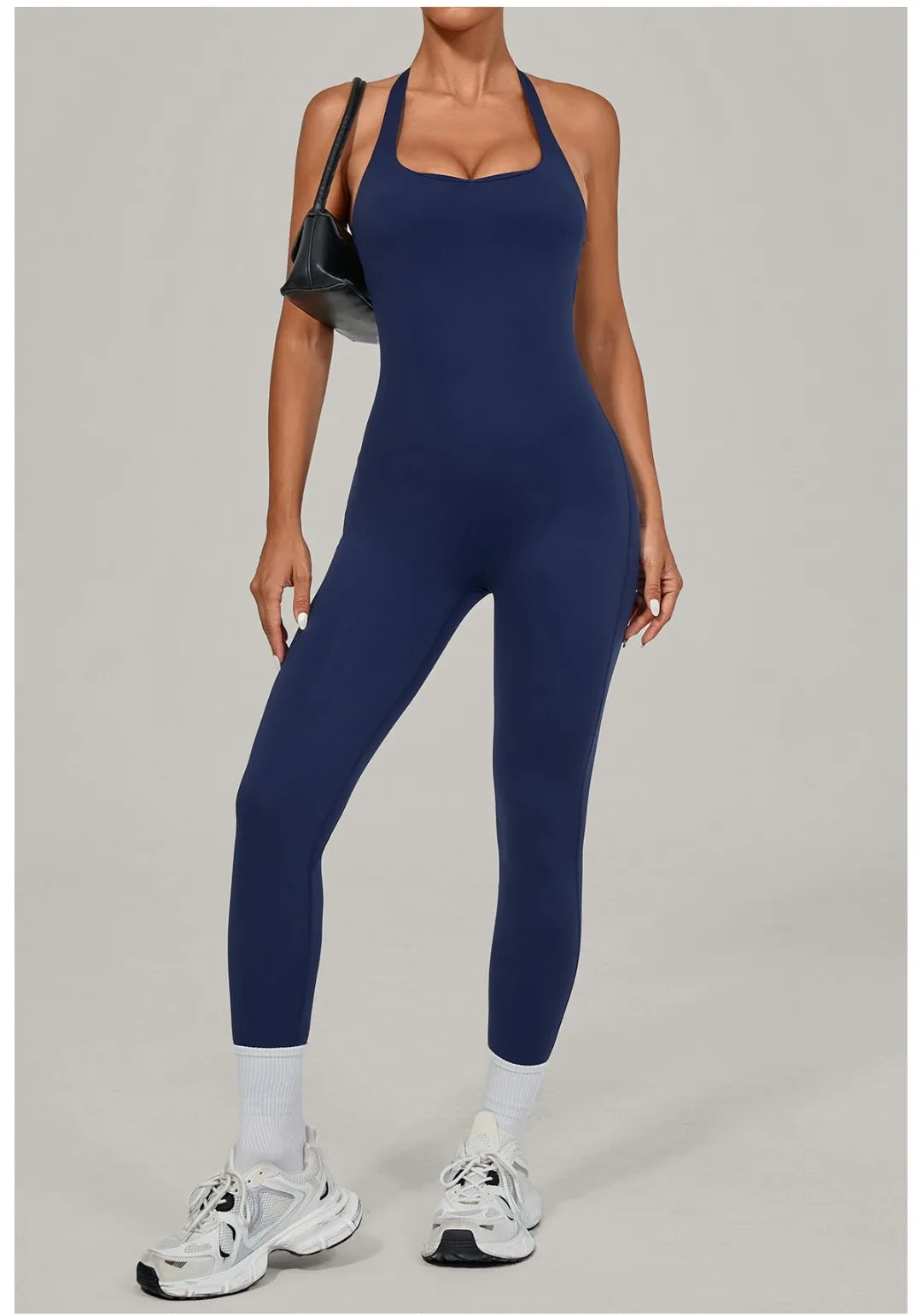 Yoga Jumpsuit Sports Fitness Peach Hip Halter Neck Backless Pants Bodysuit Outdoor Dance Jumpsuit Tight Yoga Wear for Women