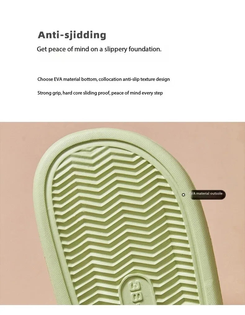 Weiche Sohle Massage-Duschschuhe für Damen und Herren, Paare, wasserdicht, rutschfest, für Zuhause, Freizeit, Mode, Badezimmer-Hausschuhe.