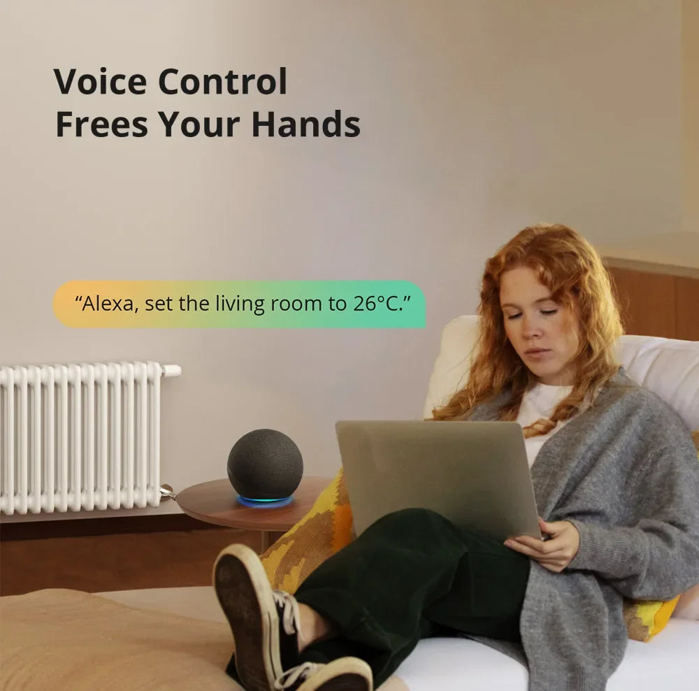 SONOFF TRVZB Zigbee Thermostatic Radiator Valve Smart Home Temperature Controller Remote Control Via Ewelink Alexa Google ZHA.