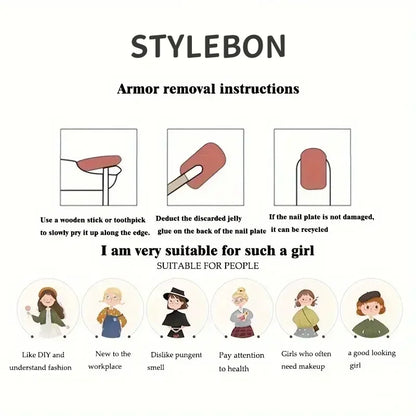 10pcs Handmade Press on Nails Pink Heart Cute White Rabbit Cartoon French False Nail for Women&Girl Detachable Wearable Nail.