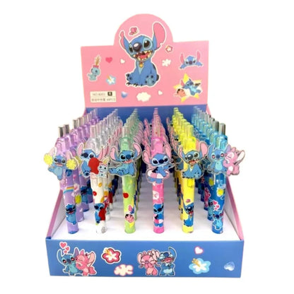 Disney Stich Gel Stift 48Pcs Schwarz 0,5mm Cartoon Kawaii Paster Neue Nette Styling Schule Liefert Freunde Schreiben geburtstag Geschenke.