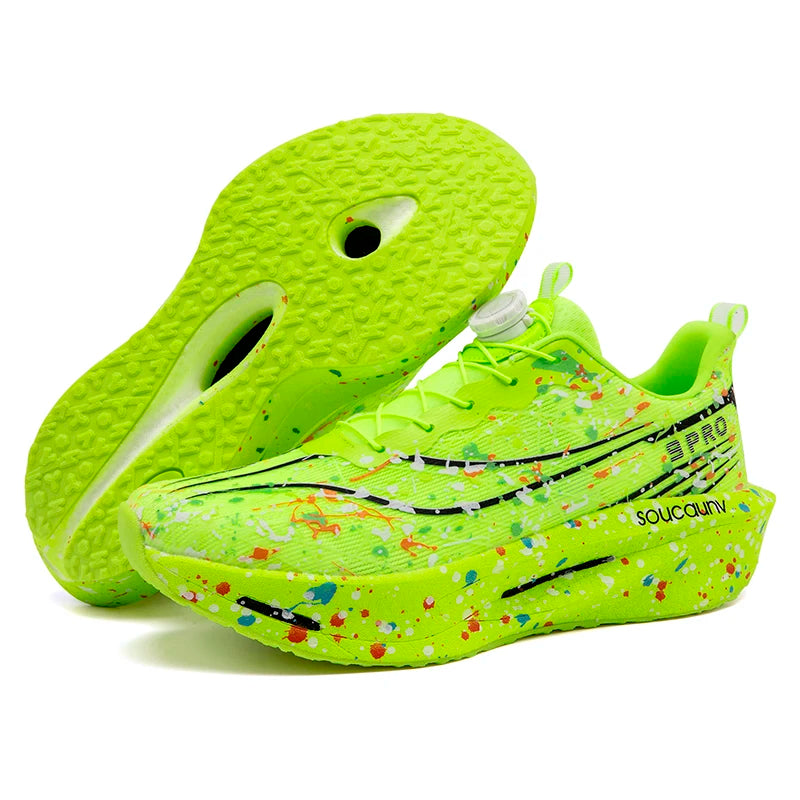 Supercritical E-TPU Marathon Running Shoes Men Women High-quality Road Jogging Shoes Light Comfy Sneakers Mesh Training Shoes