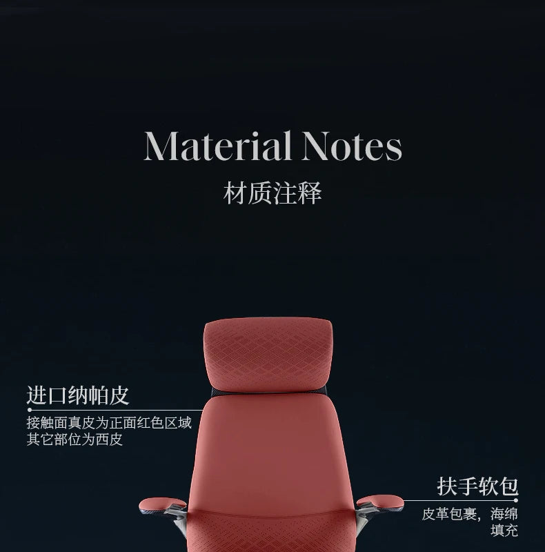 Studie Drehbarer Bürostuhl Liege Moderner Lazy Ergonomischer Thron Leder Bürostuhl Nordic Computer Mobilya Salonmöbel