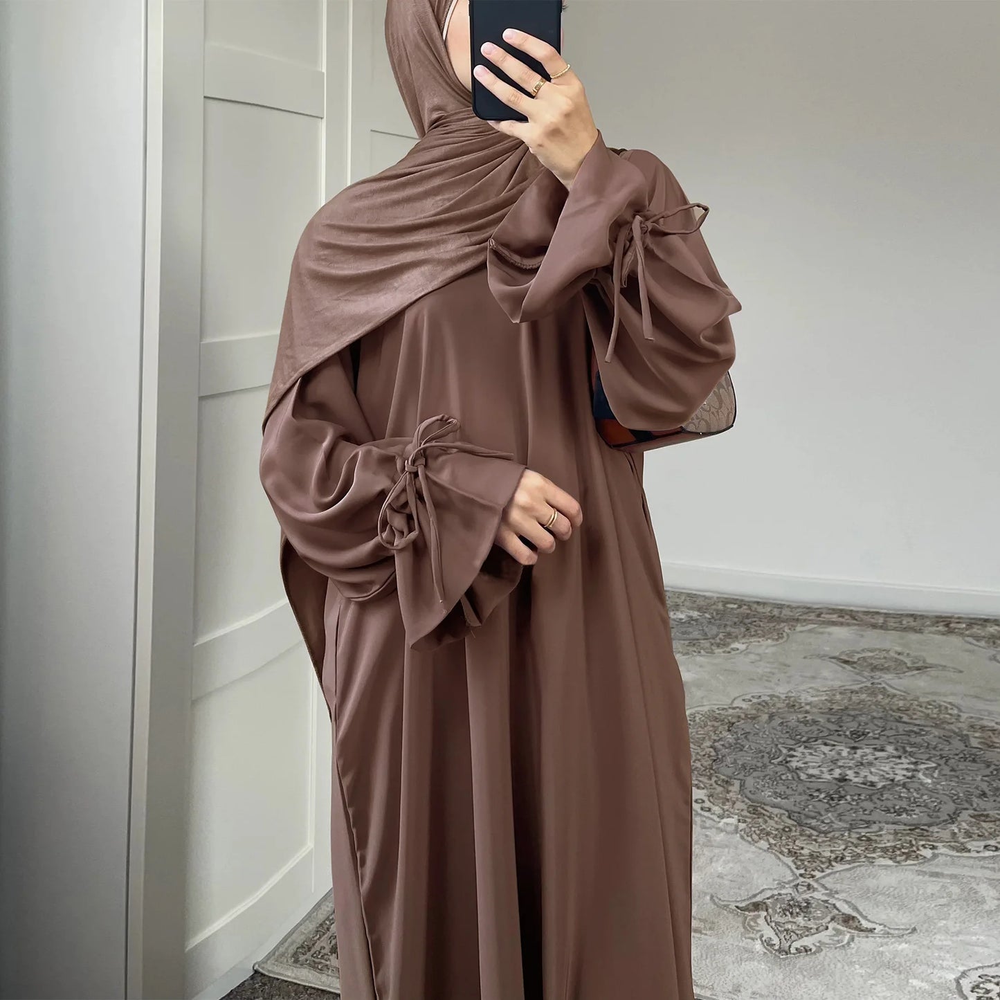 Ramadan Arabic Muslim Women Modest Dress 2025 Elegant Dubai Plain Abaya Islamic Church Clothing Fashion Loose Turkey Solid Robe.