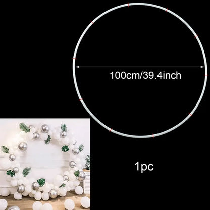 Runde Ballon Bogen Ballon Kreis Ständer Halter Rahmen Ring Geburtstag Ballon Dekor Hochzeit Party Dekorationen Baby Dusche Hintergrund