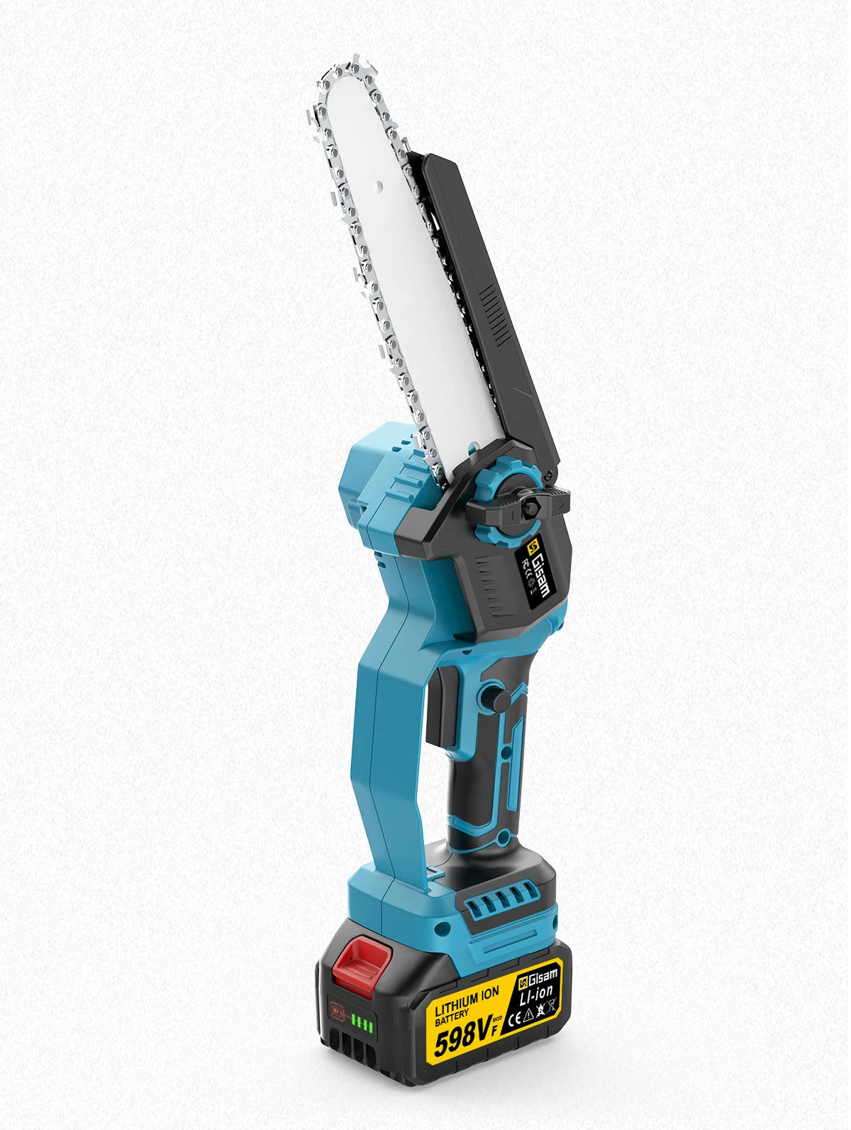 GΣ Bürstenlose Teleskopstange, elektrische Kettensäge, kabellose Hochverschraubungssäge, 2-in-1-Gartenschere für Makita 18 V Akku-Stift