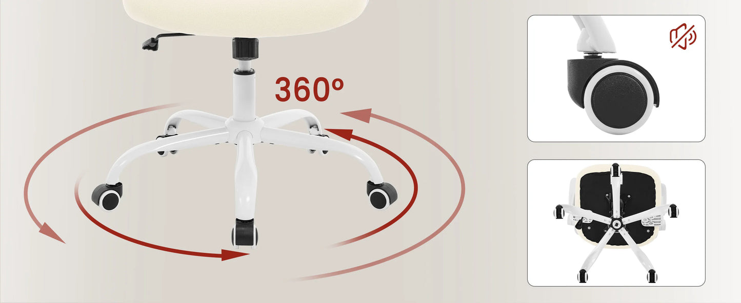 WOLTU Ergonomischer Netz-Bürostuhl, anhebbarer Gaming-Stuhl mit Kopfstütze, verstellbare Lordosenstütze, drehbarer Computerstuhl mit hoher Rückenlehne
