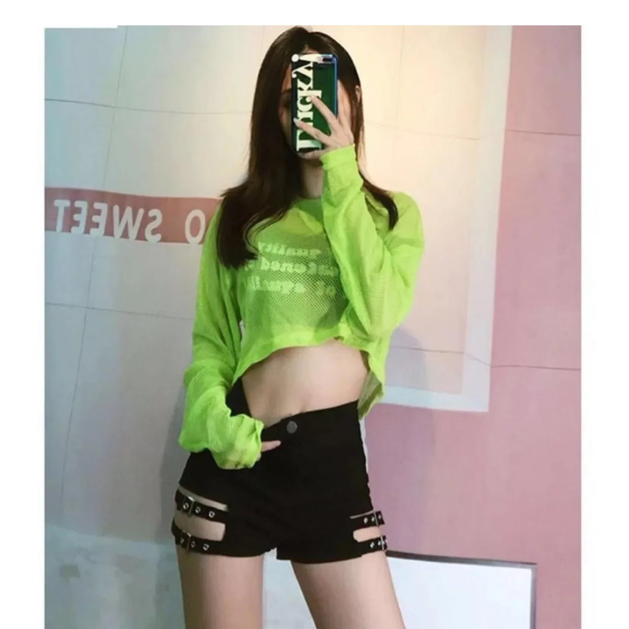 Lisa Style Stage Costume Sexy Bass High-Waisted Shorts Jazz DS Hot Pants Steel Tube Dance Trousers Essential Underwear.