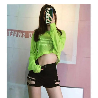 Lisa Style Stage Costume Sexy Bass High-Waisted Shorts Jazz DS Hot Pants Steel Tube Dance Trousers Essential Underwear.
