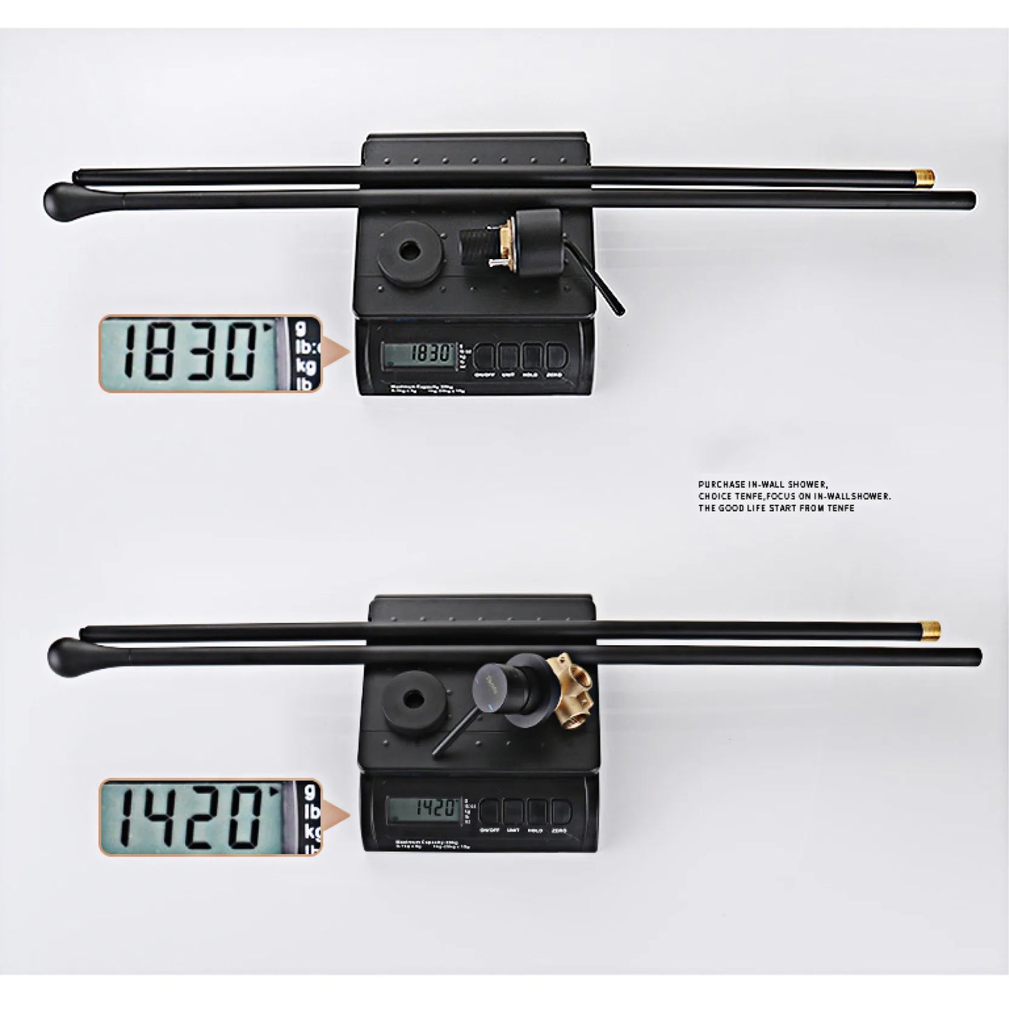 Luxuriöser Badezimmer-Wasserhahn aus gebürstetem Goldmessing im Deckendesign mit doppelter Steuerung von Hot & Cold-Waschtischarmaturen. Einfacher und anpassbarer Wasserhahn