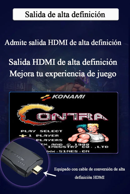 Retro Video Game Console Stick M8 Wireless Controller 4K 20000 Emulators 9 Built-in Games PS1 Compatible Gift for Kids.