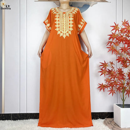 Neue Sommer-Kaftan-Abaya 2023, afrikanische Kleider für Frauen, traditionelle Kleidung, Islam-Gebetskleidung, Türkei, muslimische lose Robe, Ramadan