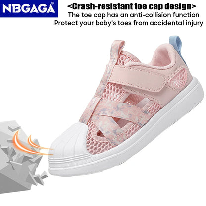 Summer Breathable Kids Sandals Boy and Girl Fashion Sneakers Lightweight Non Slip Walking Shoes Comfortable Sport Shoes.