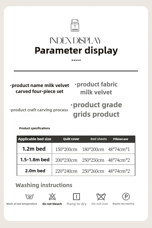 2025 new light luxury high gram weight carved fleece milk fleece bed sheet four-piece set thickened warm bedding winter.