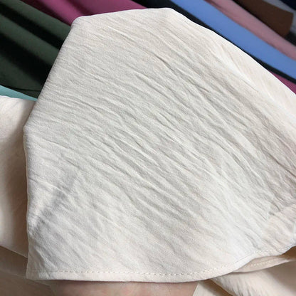 New One Layer Jazz Crepe Diamond Khimar High Quality Muslim EID Ramadan Islamic Clothing Tie Back Prayer Hijab Dropshipping.