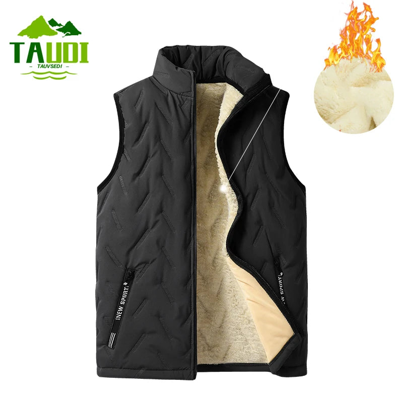 7XL Men Winter Brand Warm Waistcoat Vest Mens Casual Autumn Outwear Vests Outfits Fashion Thicken Sleeveless Jacket Vest Male.