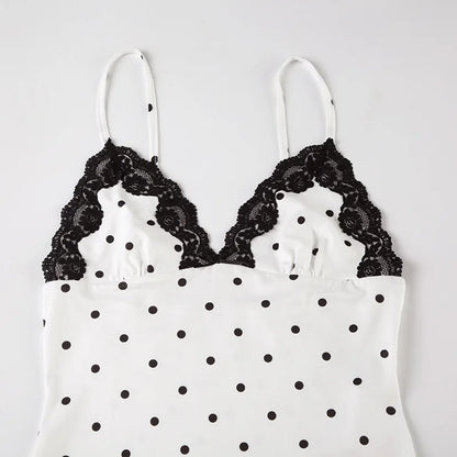 Tossy Spitze V-ausschnitt Patchwork Maxi Kleid Frauen Backless Hohe Taille Schlank Spaghetti Kontrast Party Kleid Weiblichen Frühling Langes Kleid.