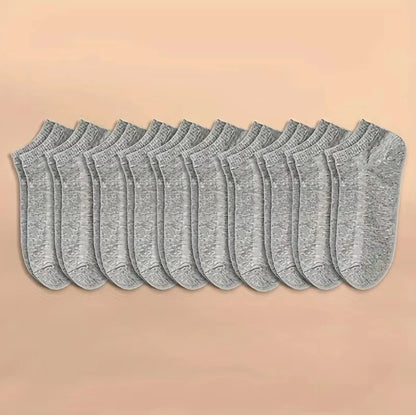 10/5/3MEN'S Mid-calf Socks Cotton Socks for All Seasons, Solid Colour and Versatile