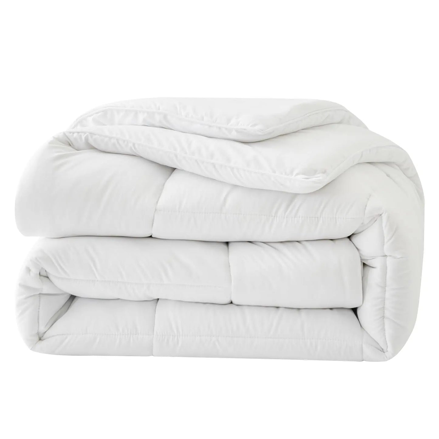 Good Nite Winter 460 GSM Extra Thick Quilt  - et Warm Winter  - et Soft and Cozy Blanket White.