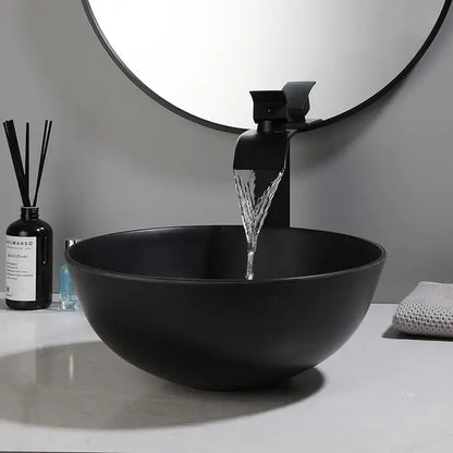 KEMAIDI Waschbecken, Waschbecken, Waschbecken über der Theke, moderne Badezimmer-Waschbecken, Schüssel mit Wasserhahn, kombinierte Waschbecken in mehreren Form