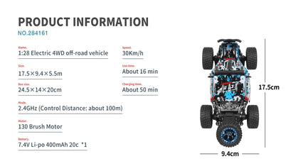 2025 Newest WLtoys  22206 1/22 With Led Lights 2.4G 4WD 15Km/H Metal Chassis Electric High Speed Off-Road Drift RC Cars.
