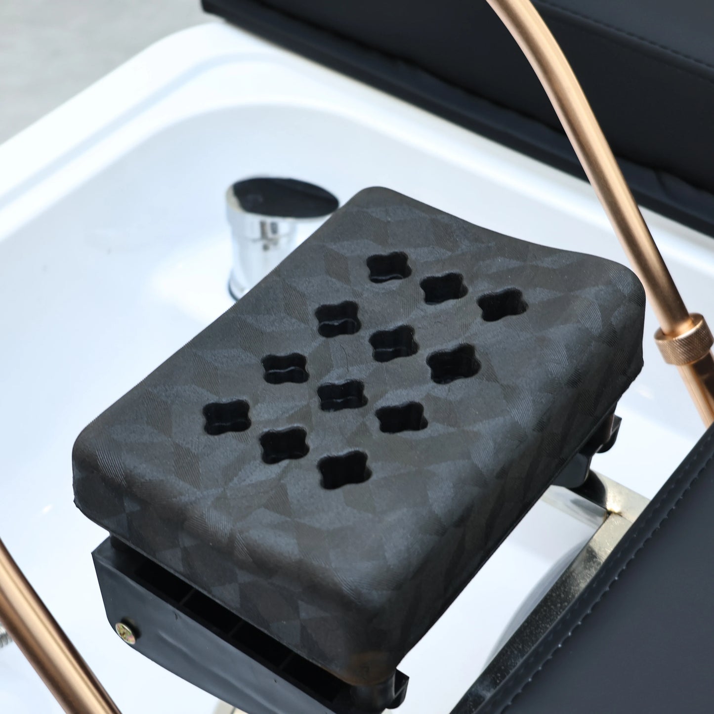 XinSheng Elektrisch verstellbares Lift-Shampoo-Bett, Massagetisch, All-in-One-Salon-SPA-Massagebett mit Haarwaschbecken und Fußbad