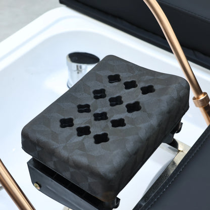 XinSheng Elektrisch verstellbares Lift-Shampoo-Bett, Massagetisch, All-in-One-Salon-SPA-Massagebett mit Haarwaschbecken und Fußbad