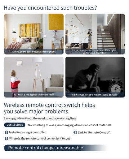 RF 433 MHz Drahtlose Fernbedienung Schalter Smart Home 110 V 220 V 10A Mini Controller Relais EIN/AUS sender Wand Licht Schalter.