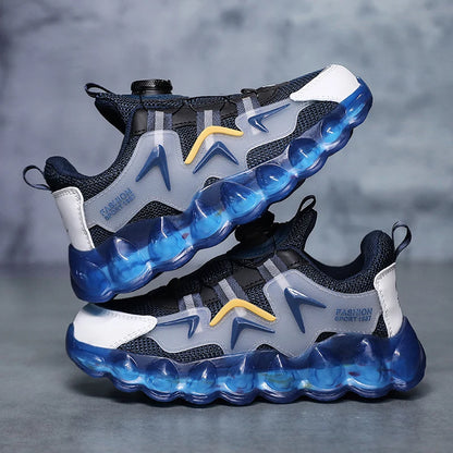 Kids Running Shoes Mesh Breathable Casual Sneakers for Children Lightweight Sport Shoes Boys Girl Non-Slip Pink Outdoor